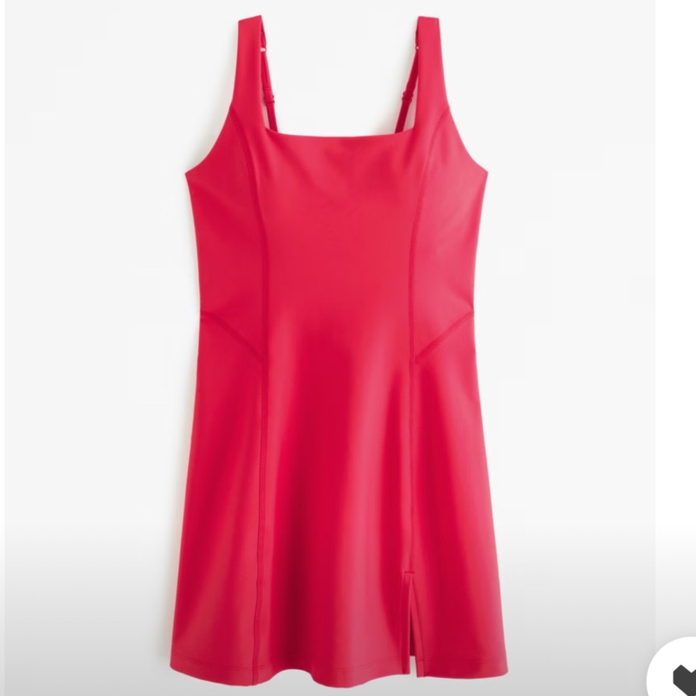 Abercrombie & Fitch YPB sculptLux Mini Dress in red